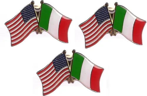 Miniatura 86 de 3 Pines de solapa con banderas de Estados Unidos y países internacionales, paquete de 3 pines dobles con diseño de banderas de Estados Unidos