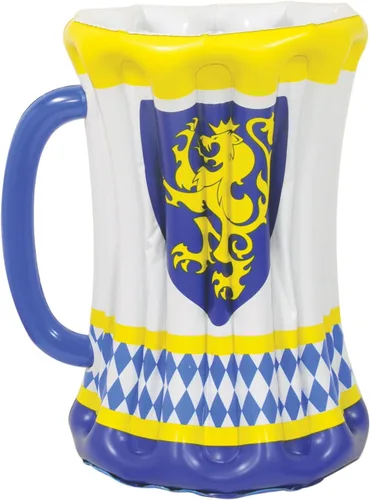 Miniatura 10 de Beistle Hielera inflable de la taza de cerveza del Oktoberfest – Enfriador de bebidas, contenedores de bebidas para fiestas, enfriador de bebidas