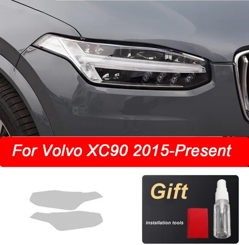 Miniatura 6 de JCAKES Película protectora para faros delanteros de coche, etiqueta transparente de TPU, para Volvo XC90 XC40 XC60 V60 2014-presente Accesorios