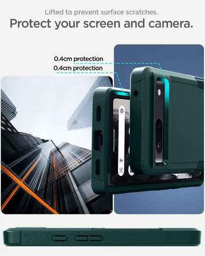 Miniatura 6 de AICase Funda para Google Pixel 7, resistente protección contra caídas, cuerpo completo, resistente a los golpes, a prueba de polvo, multicapa