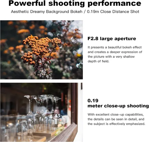 Miniatura 6 de VILTROX Lente AF de montura E de marco completo de 0.787 in F2.8 FE Super gran angular para Sony E Mount A7III A7IV A7R FX30 ZV-E10 A6700 A6400