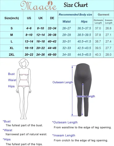 Miniatura 5 de Maacie Pantalones de yoga de maternidad 2.0 sin costuras Buttery High Wasit Legging versión mejorada