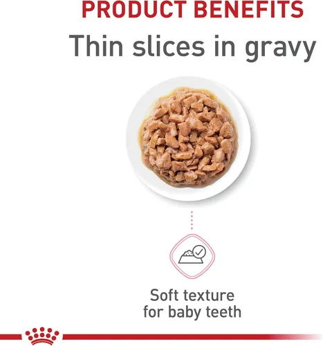 Miniatura 2 de Comida enlatada para gatos, de Royal Canin, salud felina, nutrición instintiva de adultos, rebanadas delgadas en salsa, Paquete de 6