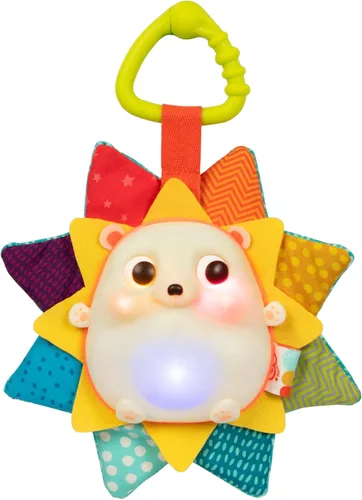 B. toys Luz musical para bebé, juguete erizo con luces y sonidos, juguete sensorial para recién nacidos, bebés - Música y luces brillantes -