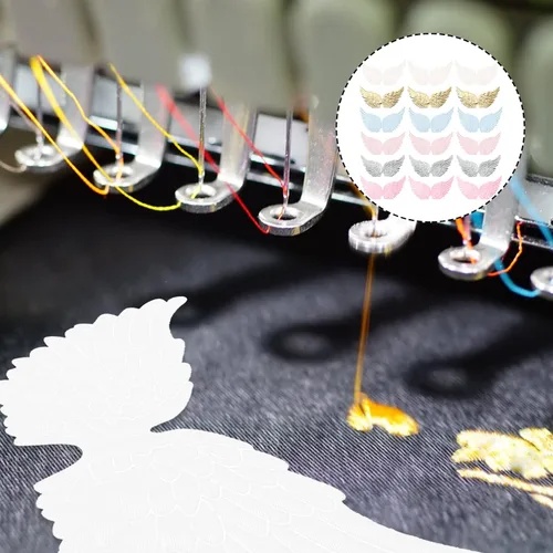 Miniatura 9 de NUOBESTY Mini alas para manualidades, alas de tela, adornos de alas de ángel, adornos para manualidades, disfraces, mochilas, accesorios