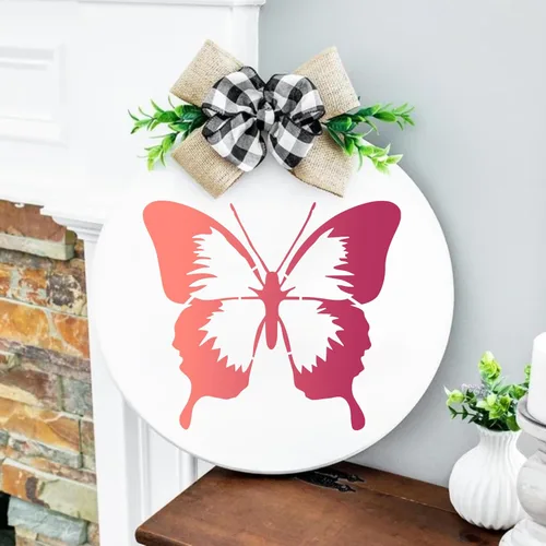 Miniatura 2 de Plantillas reutilizables de colibrí, mariposa y libélula de plástico para pintar en madera, lienzo, paredes y decoraciones para proyectos