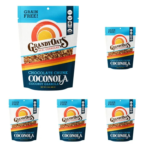 Miniatura 4 de Grandyoats Granola orgánica, trozos de chocolate coconola, 9 onzas