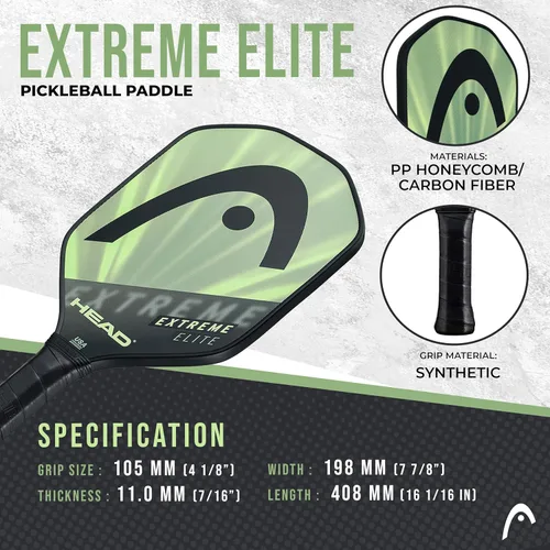 Miniatura 2 de HEAD Extreme Elite Paddle Negro
