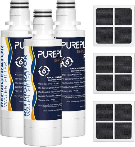Miniatura 12 de PUREPLUS Alkaline ADQ747935 Reemplazo para LG LT1000P LT1000 Kenmore Elite 9980 LT1000PC, MDJ64844601 ADQ74793501, LMXS28626S, LFXS26973S, Filtro