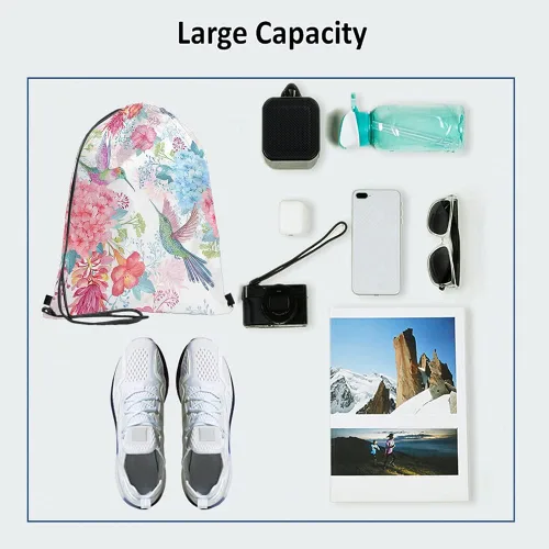 Miniatura 3 de Mochila con cordón de unicornio arcoíris y bolsa de gimnasio con cordón, Multi-a133, Mochilas de viaje