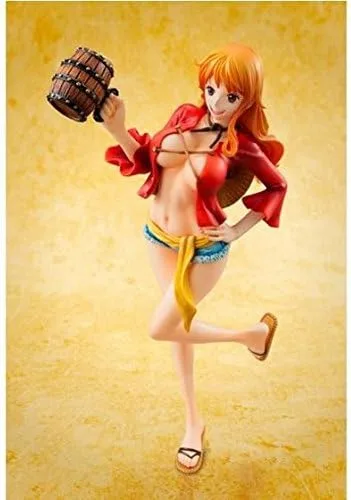 Miniatura 4 de Megahouse One Piece: Portrait of Pirates: Nami Mugiwara Versión 02 Edición Limitada Figura de PVC