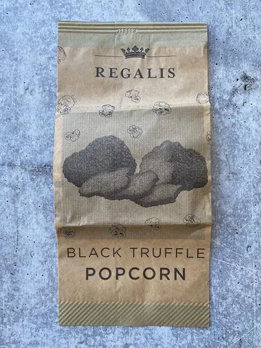 Miniatura 8 de Regalis Palomitas de maíz de trufa negra para microondas, granos sin OMG, trufa europea negra real, 3 bolsas