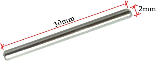 Miniatura 2 de EUDAX 100 piezas STEM Toys eje redondo de caña para bricolaje juguete RC coche, barco, helicóptero, pieza de modelo (0.079 in x 1.181 in)