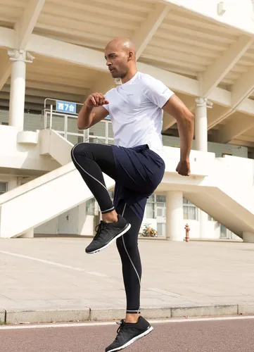 Miniatura 3 de Baleaf Camisetas de correr para hombre, de manga corta, atléticas, de secado rápido