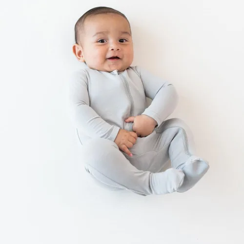 Miniatura 11 de KYTE BABY Pies unisex con cierre de cremallera, rayón hecho de bambú, 0-24 meses