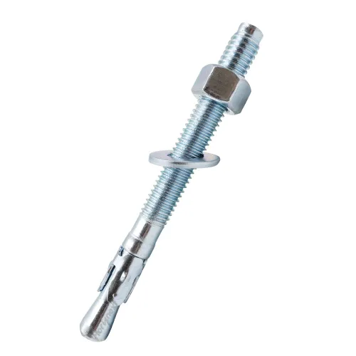 Miniatura 9 de Anclajes de hormigón 3/8, pernos de anclaje de cuña de 3/8 de acero al carbono galvanizado con arandela y tuerca, 3/8 pulgadas de diámetro exterior