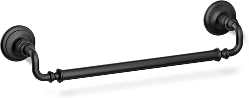 Kohler 72567-BL K-72567-BL Artifacts - Toallero (18 toallas), color negro mate