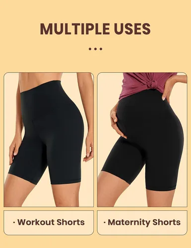 Miniatura 6 de CRZ YOGA Butterluxe Super High Waist Biker Shorts 6"- Yoga Workout Womens Buttery Soft Over Belly