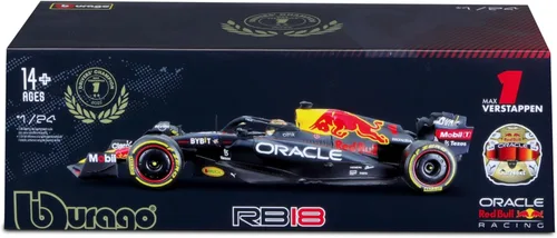 Miniatura 6 de Bburago B18-28026V Max Verstappen - Coche coleccionable, múltiple