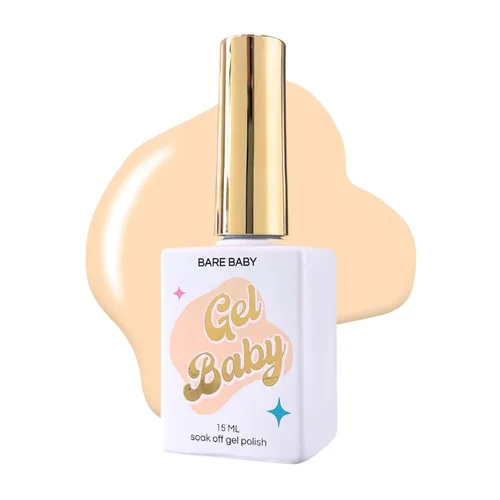 Miniatura 6 de Twinkled T Esmalte de uñas en gel para bebés - De larga duración 15ml, se quita con lámpara LED UV para manicura artística de uñas 0.5oz (Bare Baby)