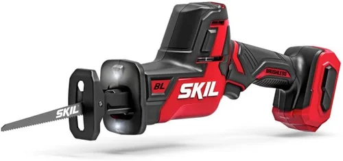 Miniatura 2 de SKIL PWR CORE 20 Sierra recíproca compacta sin escobillas de 20 V, incluye batería de litio de 2.0 Ah y cargador automático PWR JUMP - RS5825B-10