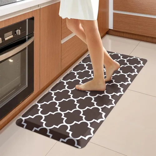 Miniatura 56 de WISELIFE - Tapete antifatiga para piso de 4/5 pulgadas, tapete de cocina antideslizante, impermeable, resistente, ergonómico, cómodo, duradero