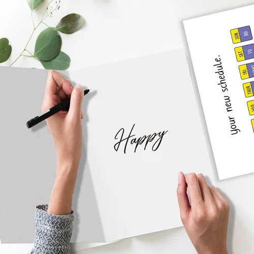 Miniatura 3 de Huameigf Divertidas tarjetas de jubilación para él y ella, regalos de humor para mujeres y hombres, felicitaciones nuevo calendario de jubilación