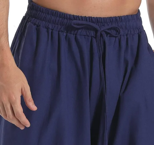 Miniatura 4 de perdontoo Pantalones de harén Aladdin estilo bohemio hippie con cordón para hombre