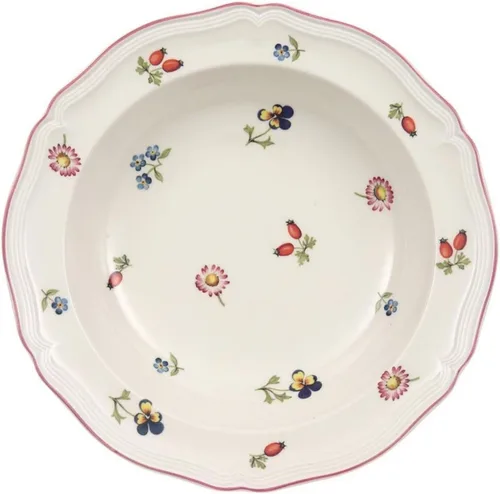 Miniatura 5 de Villeroy & Boch Petite Fleur Collecton - Plato llano de porcelana de alta calidad, fabricado en Alemania, 10.5 pulgadas de diámetro, blanco/colorido