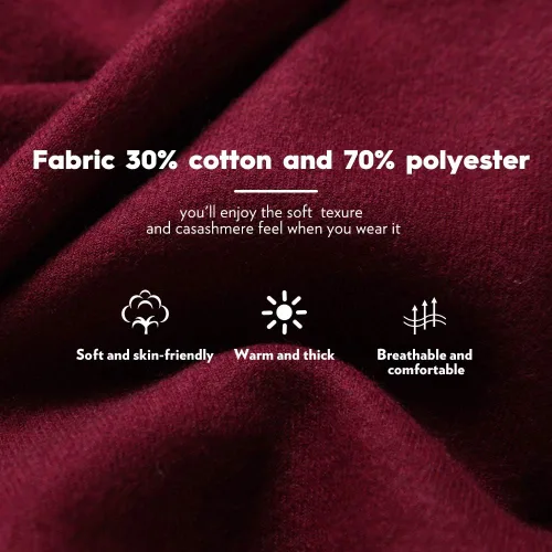 Miniatura 2 de maamgic Chales de pashmina para mujer, grandes, suaves, con sensación de cachemira, bufanda ligera
