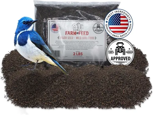 Miniatura 17 de Cuatro estaciones Mezcla de campo Alimento clásico para aves silvestres Pájaro cantor del patio trasero 4 libras Mezcla (Country Mix)