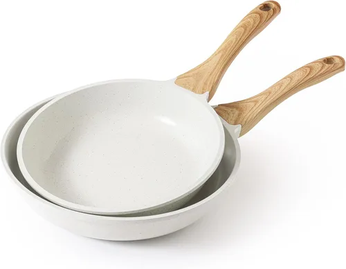 Miniatura 12 de SENSARTE Sartenes antiadherentes con revestimiento de granito suizo, sartenes para tortilla, juego de ollas de cocina saludables para chef, libres