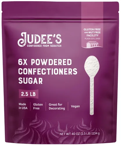 Miniatura 9 de Judee's 6X - Azúcar en polvo para confitería de 5 libras, 100% sin OMG, sin gluten y sin nueces, tamaño 6X, perfecto para glasear, glasear