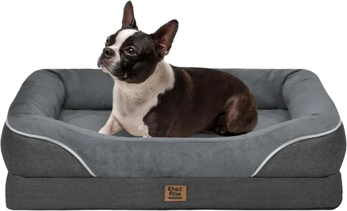 Cama ortopédica grande lavable para perros, sofá XL para perros, cama de cuatro lados para perros, impermeable, antideslizante, para perros de gran
