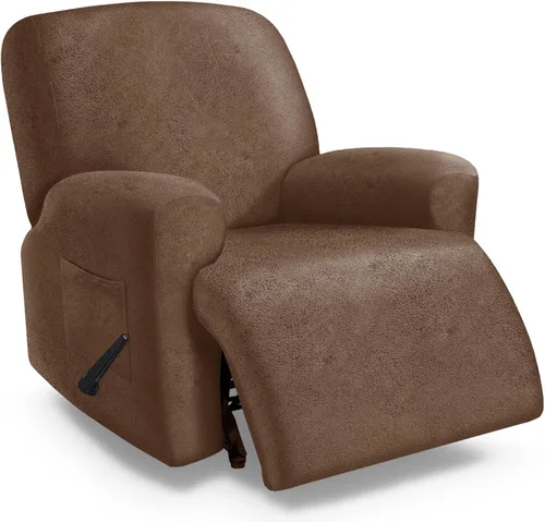 Miniatura 51 de molasofa Fundas de cuero para sillas reclinables, fundas para sillas reclinables grandes para silla reclinable, 4 piezas, fundas lavables que se