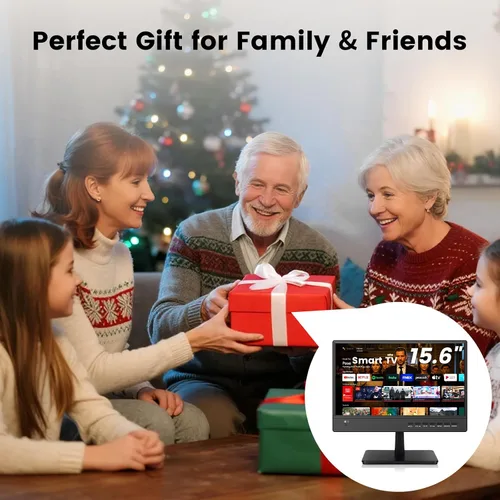 Miniatura 8 de othoig Smart TV pequeño de 15.6 pulgadas Full HD 1080P IPS, Smart TV de pantalla plana compacta con aplicación incorporada, sintonizador digital