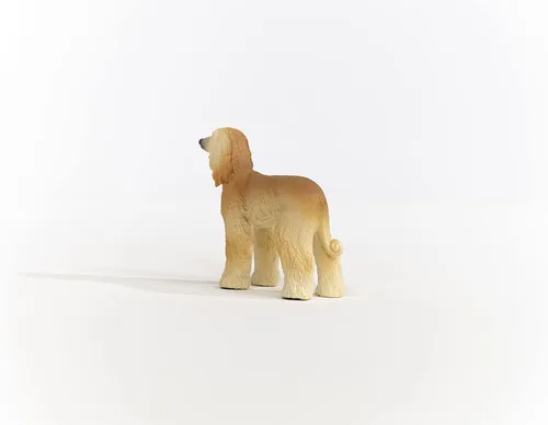 Miniatura 4 de Schleich Farm World, animales de juguete para perros lindos y realistas para niños y niñas, figura de perro sabueso afgano, a partir de 3 años