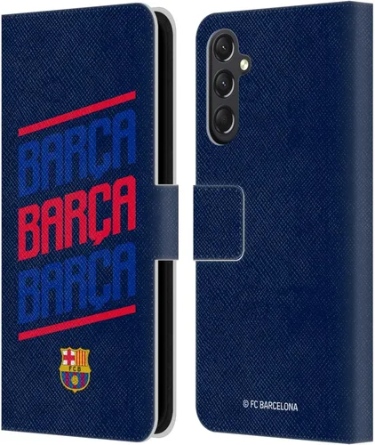 Miniatura 172 de Head Case Designs Funda de piel con licencia oficial del FC Barcelona Barca Crest Graphics para Samsung Galaxy A06 4G