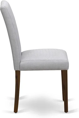 Miniatura 9 de East West Furniture ANAB3-AWA-05 - Juego de mesa de comedor moderno de 3 piezas, incluye una mesa de cocina redonda con pedestal y 2 sillas
