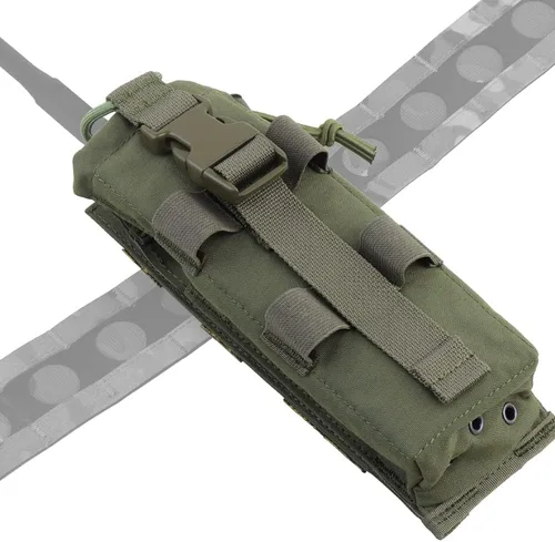 Miniatura 5 de Funda de radio táctica para cinturón de servicio Walkie Talkie modo de Eversión MOLLE Radio bolsa para chaleco, compatible con PRC 152 148 modelos