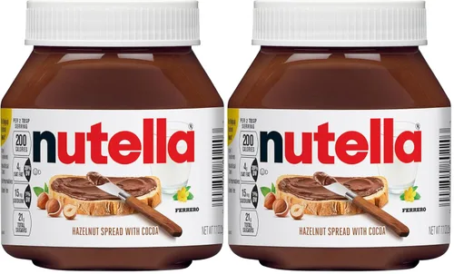 Nutella Crema de avellana con cacao, 7.7 onzas (paquete de 2)