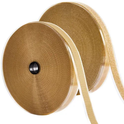 Miniatura 42 de Tiras adhesivas para tela (6 pies x 3/4 pulgadas), se pegan sin coser ni planchar, para ropa y cortinas, cinta de dobladillo de doble cara