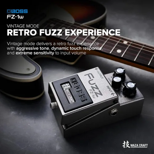 Miniatura 3 de BOSS FZ-1w FUZZ - Pedal de efectos de distorsión. Pedal de artesanía Waza premium todo analógico para la mejor experiencia de tono BOSS Tone. Modos