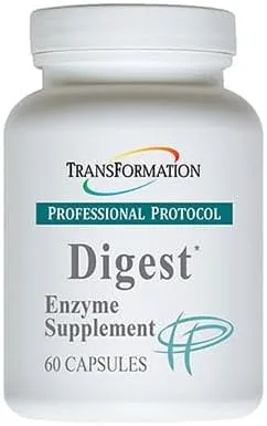 TRANSFORMATION THE GENESIS OF GOOD HEALTH Enzima - Cápsulas de suplemento de bienestar digerido, apoya la salud del sistema digestivo e