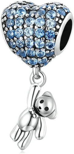 Miniatura 44 de Abalorios de plata de ley para pulseras, collares, familia para siempre, circonita cúbica, regalo de joyería para mujeres