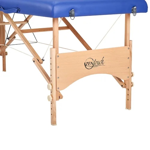 Miniatura 4 de Master Zen-Touch Brady - Mesa de masaje portátil ligera, cama de belleza, tatuaje, spa, salón de belleza, cama facial exuberante, color azul cielo