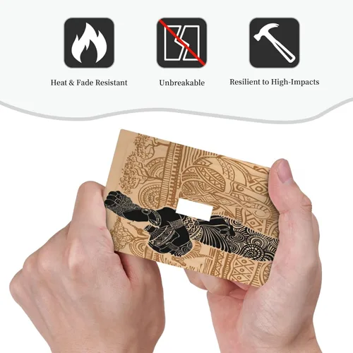Miniatura 6 de Cubierta de Interruptor de Pared de Una Sola Gangua con Motivo de Mujer Africana, Zebra y Elefantes, Placa Decorativa para Toma Eléctrica