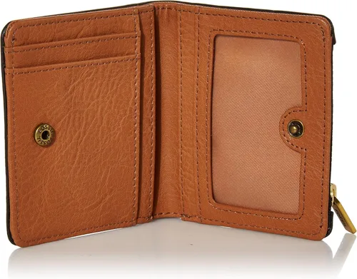Miniatura 5 de Fossil Logan - Cartera plegable de cuero con bloqueo RFID para mujer