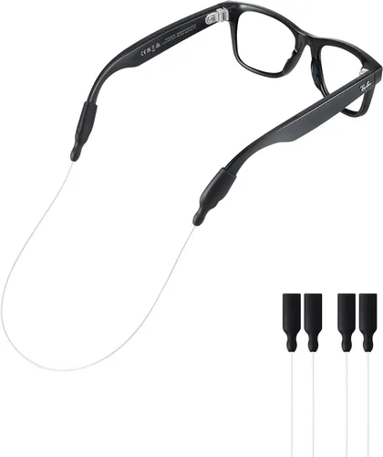 Miniatura 9 de Correa para gafas para RayBan Meta Smart Glasses, patillas anchas - correa para gafas para hombres, mujeres y niños, sujetadores de gafas alrededor
