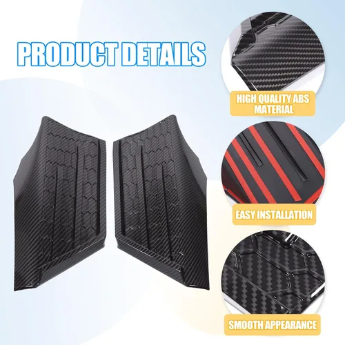 Miniatura 6 de Cubierta de guarnición para parachoques superior de automóvil compatible con Toyota Tacoma 2016 2017 2018 2019, panel decorativo de guarnición